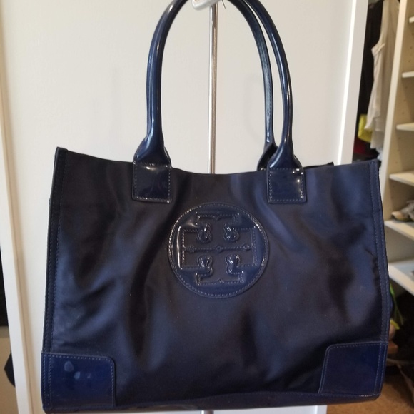 Tory Burch Ella Patent Mini Tote - Picture 1 of 4